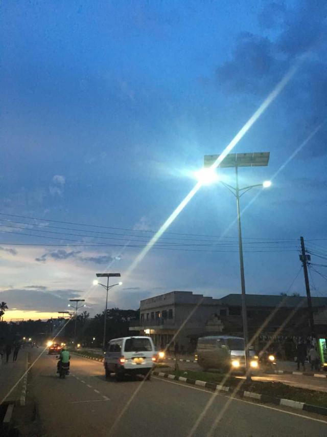 80W LED solar street light high power for highway lighting