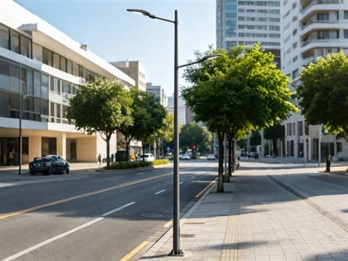 고품질 공공 조명 기둥의 품질 관리-